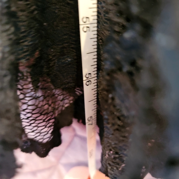 GANNI Flynn Lace V neck Wrap Ruffle and Lace Dress - Picture 9 of 16